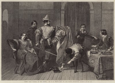Scene from Taming of the Shrew by Charles Robert Leslie